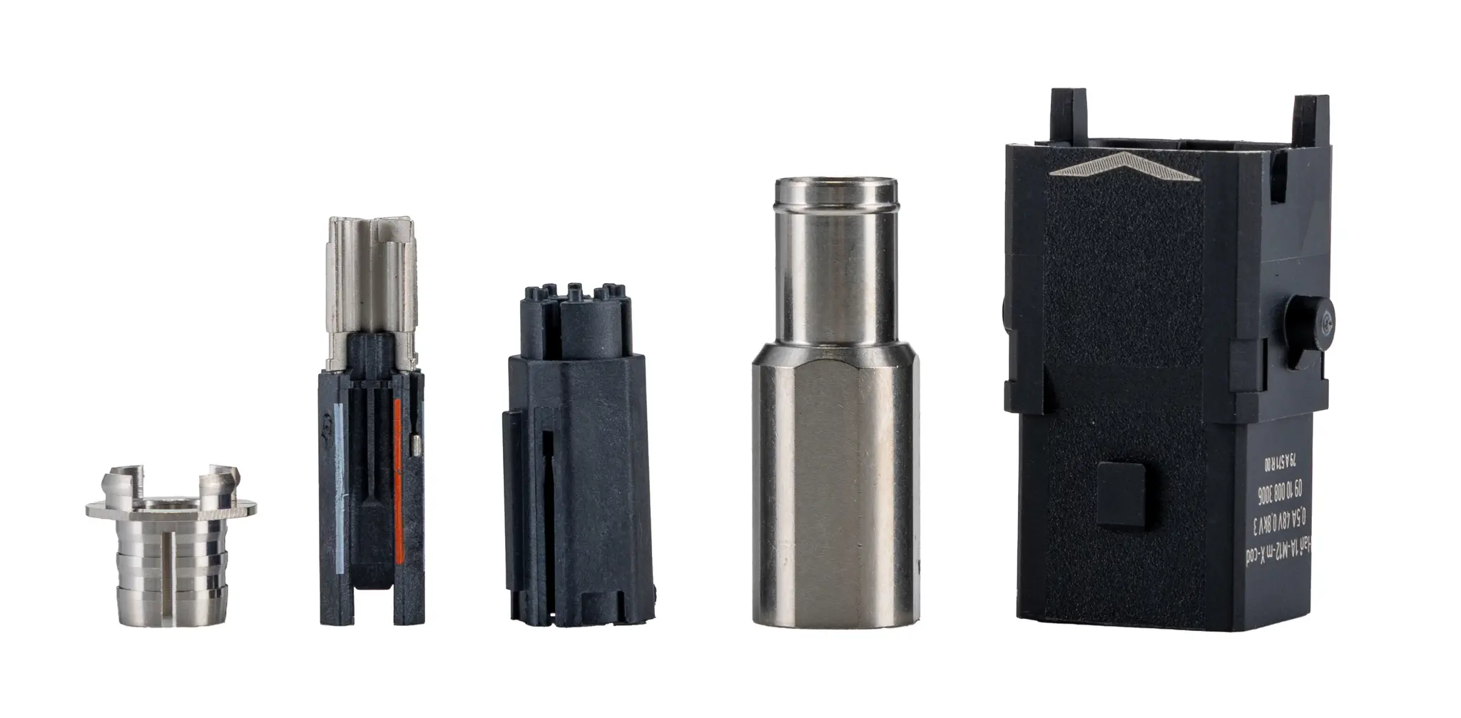 Produktfoto 1 von HARTING Han 1A Industrie-Steckverbinder Kontakteinsatz, 8-polig 500mA Stecker, Einsätze