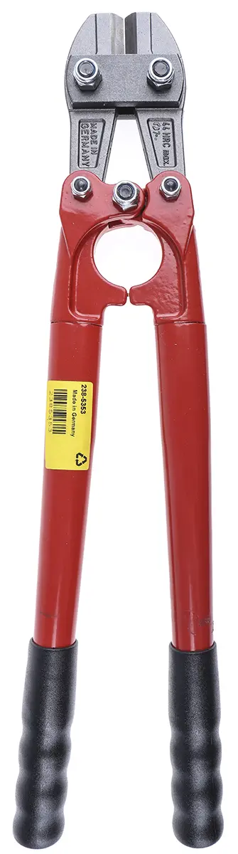 Produktfoto 1 von CK Bolzenschneider, Polyvinylchlorid (Handgriff), Polyvinylchlorid 450 mm Qualitätsstahllegierung, Schneidkraft → 18 in