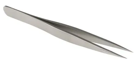 Produktfoto 1 von RS PRO Edelstahl Pinzette, 90mm, Spitze Fein Antimagnetisch 1-teilig
