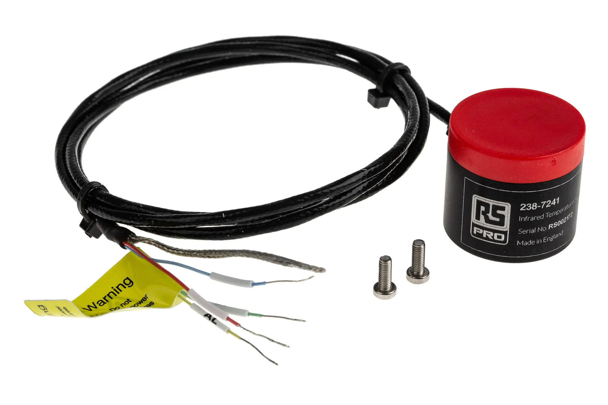 Produktfoto 1 von RS PRO Infrarot-Temperatursensor, V Ausgangssignal Ausgang, ±1.5% rdg, ±1.5°C 1 m bis 1000 °C, 0 °C Bohrung,