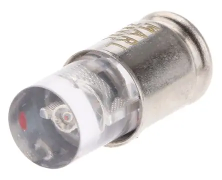 Produktfoto 1 von Marl Leuchtmelder Rot Single Chip, Ø 4.9 mm x 15 mm x 643 nm, Sockel Midget-Grooved