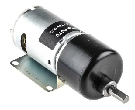 RS PRO 919D Bürsten-Getriebemotor DC-Getriebemotor bis 59 Ncm, 12V dc / 19.8 W, 98U/min, Wellen-Ø 6 mm, 35.5mm x 78 mm x