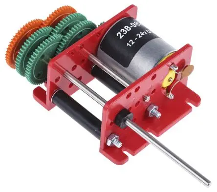 Produktfoto 1 von RS PRO 927D Bürsten-Getriebemotor DC-Getriebemotor bis 5 mNm, 12V dc, 24 V dc / 1.62 W, 4199U/min, Wellen-Ø 2 mm, 110mm