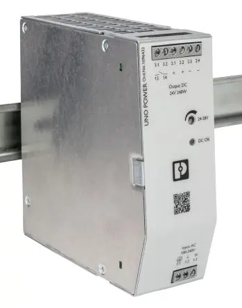 Produktfoto 1 von Phoenix Contact UNO POWER DIN-Schienen Netzteil Geschalteter Modus 240V ac AC / 10 A 24V dc DC 240 W