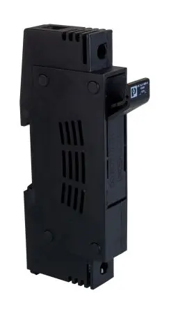 Produktfoto 1 von Phoenix Contact UK 10 3-HESI A Reihenklemme mit Sicherungshalter Einfach Schwarz, 2.5mm², 1,5 kV / 32A, Schraubanschluss