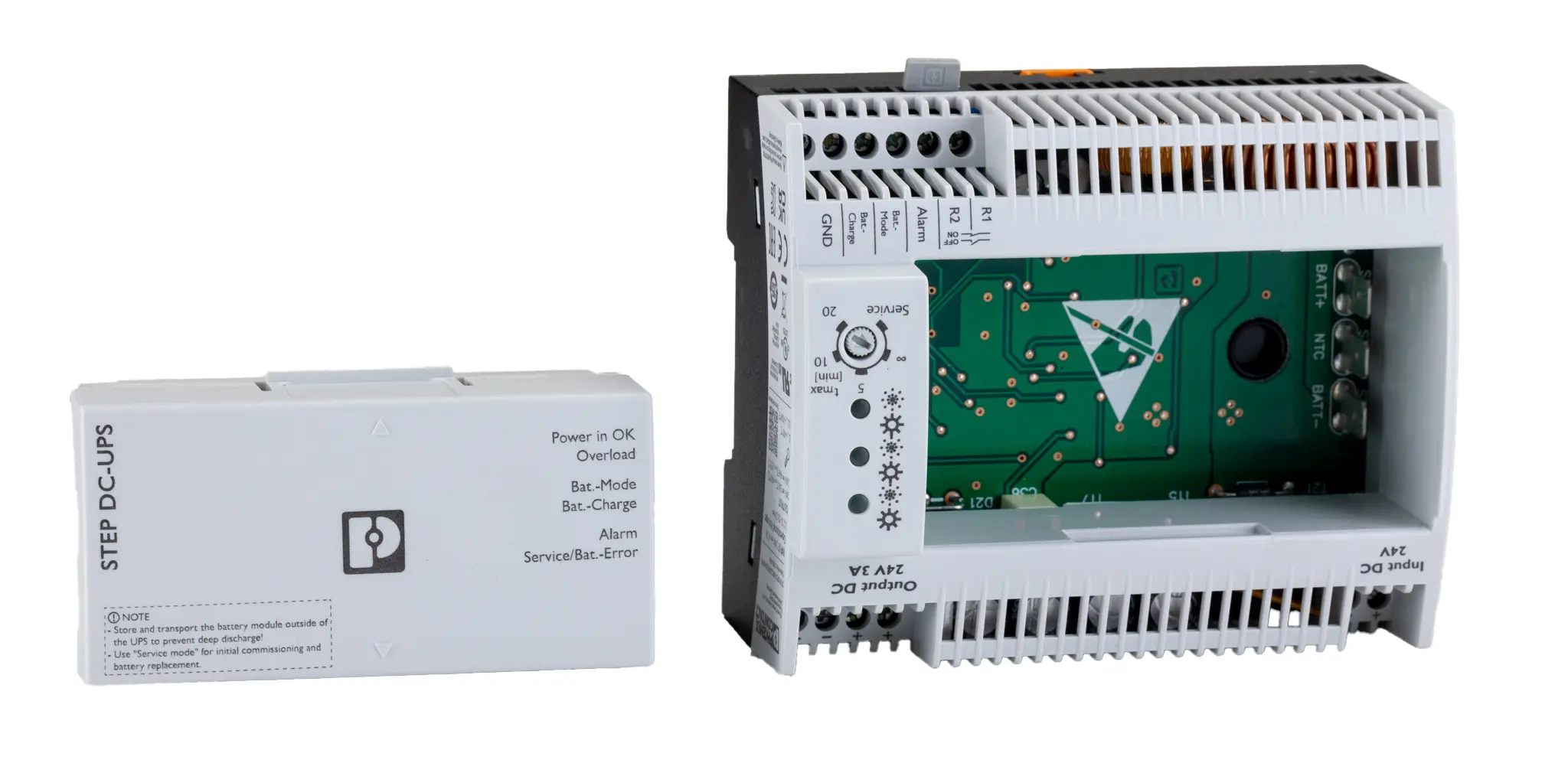 Produktfoto 1 von Phoenix Contact STEP-UPS DIN-Schienen USV Stromversorgung 72W, 24V dc / 3A