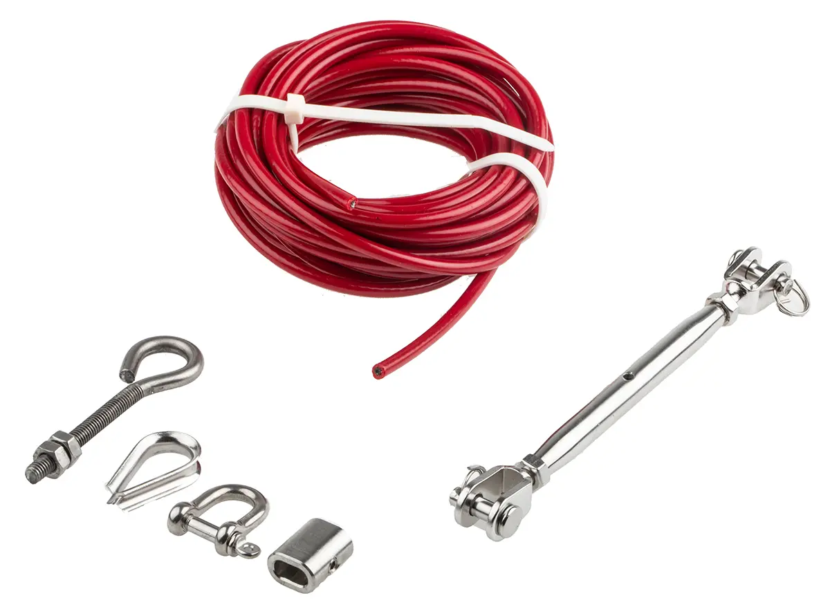 Produktfoto 1 von RS PRO Stahlseil L. 5 m