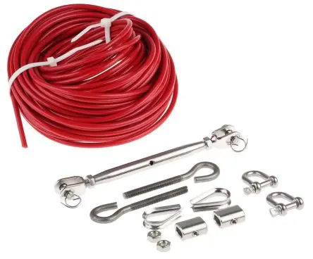 Produktfoto 1 von RS PRO Stahlseil L. 15 m Durchm. 3.2 mm