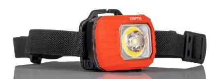 Produktfoto 1 von RS PRO LED Stirnlampe 320 lm / 26M Wiederaufladbar