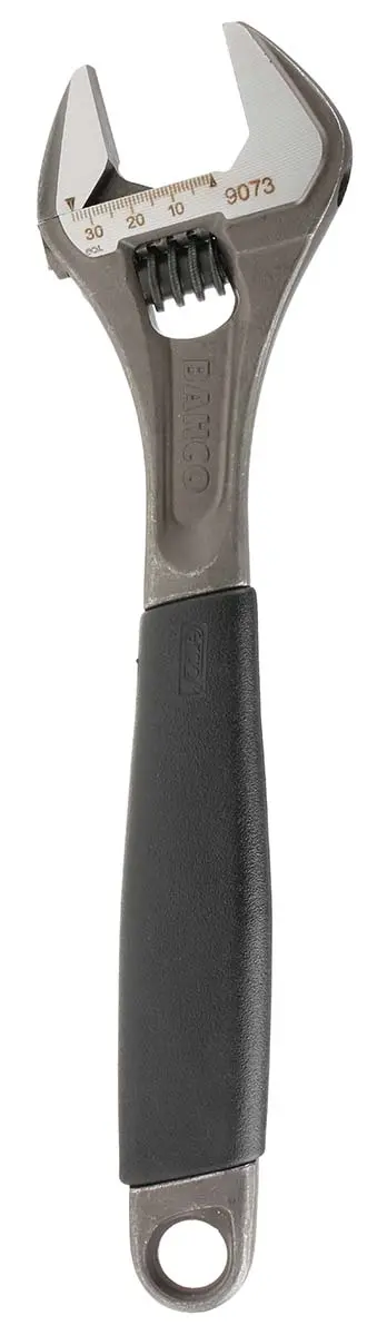 Bahco Schraubenschlüssel Rollgabelschlüssel Nicht parkend, Kunststoff Griff, Backenweite 34 mm, / Länge 308 mm