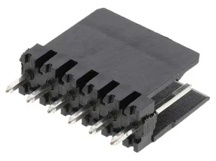 Produktfoto 1 von Wurth Elektronik 475 Leiterplattenleiste, 6-polig / 1-reihig, Raster 2.54 mm Raster, Ummantelt