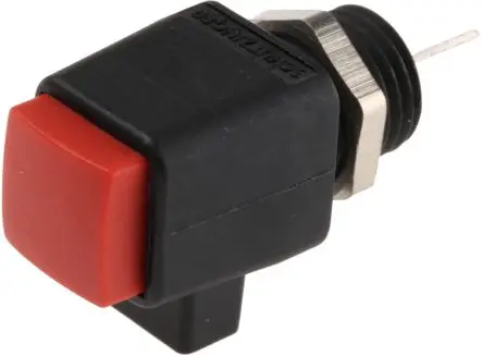 Produktfoto 1 von Schutzinger Kontaktstift, Polyamid, Rot, 300V 16A, Ø 6.3 mm Isoliert