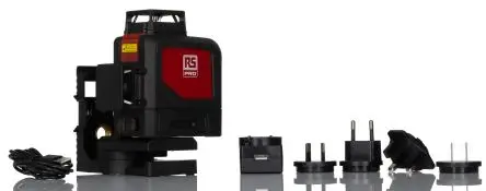 Produktfoto 1 von RS PRO 903CG Lasernivelliergerät 520 nm ±3/10 mm Innen Laserfarbe Grün 7, Klasse 2
