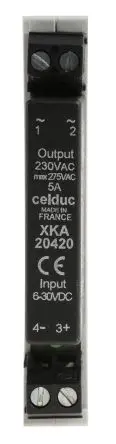 Celduc XK Halbleiter-Interfacerelais DIN-Hutschiene Schraube