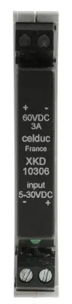 Celduc XK Halbleiter-Interfacerelais 200V DIN-Hutschiene Schraube