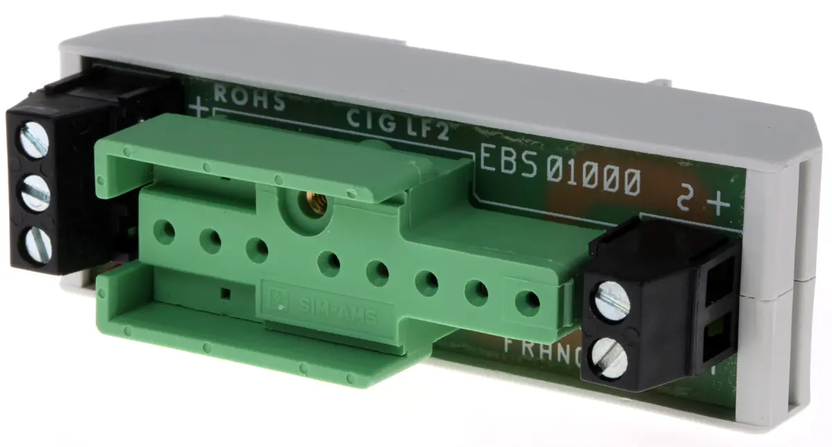 Celduc EBS01000 Montageadapter DIN-Schienenadapter, zur Verwendung mit Serie SEA, Serie SEC, Serie SSA, Serie SSC