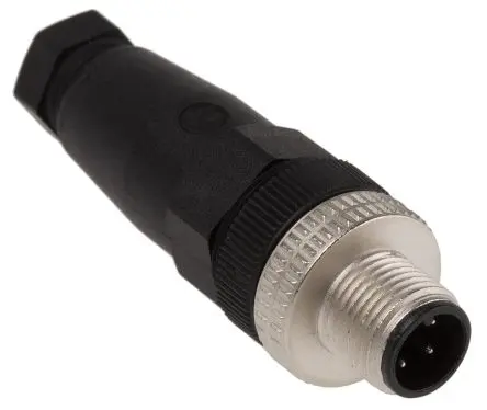 Produktfoto 1 von Hirschmann E M12 M12 Rundsteckverbinder Stecker 4-polig Stecker 4A Kabel IP67