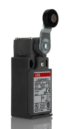 Produktfoto 1 von ABB Endschalter, Rollenhebel 1 Schließer/1 Öffner, IP65, Fiberglas 600V
