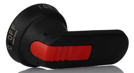 Produktfoto 1 von ABB Schwarz 1SCA Drehgriff für Leistungsschutzschalter 95 mm 1-fach abschließbar, IP65