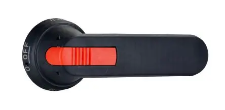 Produktfoto 1 von ABB Schwarz 1SCA Drehgriff für Pistolengriff 145 mm 1-fach abschließbar, IP65