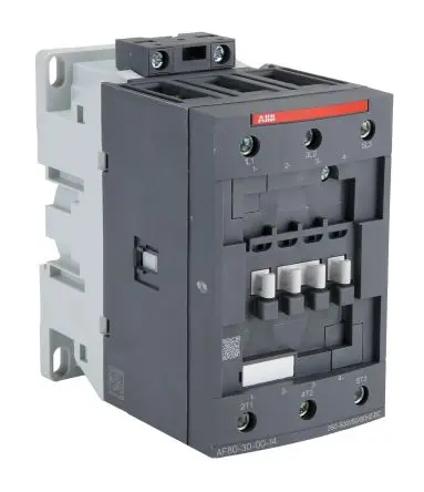 Produktfoto 1 von ABB AF Schütz 250V, 500 V-Spule, 3-polig / 80 A 500V 45 kW 3 Schließer Motorsteuerung