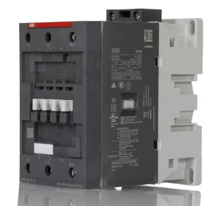 Produktfoto 1 von ABB AF Schütz 100V ac, 250 V ac-Spule, 3-polig / 115 A 250V ac 55 kW 4 Schließer, 1 Öffner Motorsteuerung