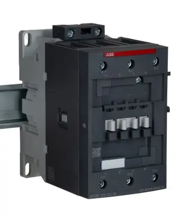 Produktfoto 1 von ABB AF Schütz 250V, 500 V-Spule, 3-polig / 115 A 250V 45 kW 3 Schließer Motorsteuerung 2-Hilfskontakte