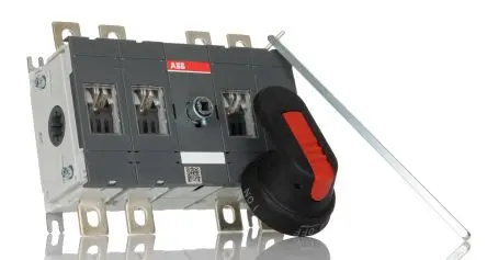 Produktfoto 1 von ABB OT Trennschalter 4-polig Basis 0A Schwarz IP65