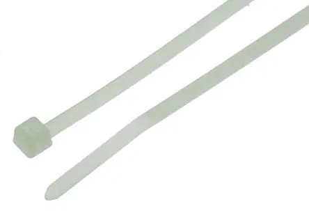 Produktfoto 1 von HellermannTyton T18I Nylon 6.6 Kabelbinder Innen gezackt Natur 2.5mm x 145 mm