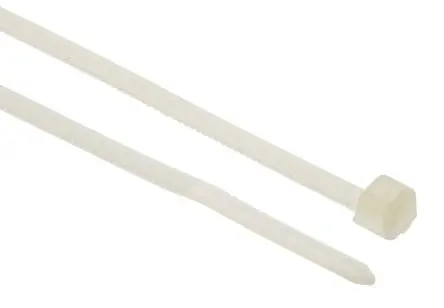 HellermannTyton T18L Nylon 6.6 Kabelbinder Innen gezackt Natur 2.5mm x 205 mm