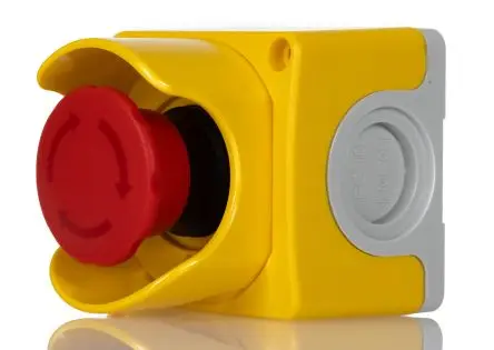 Produktfoto 1 von ABB CEPY1 Steuerstation-Gehäuse, 1 x Ø 40 mm, Gelb, Kunststoff, IP67, IP66, IP69K