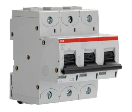Produktfoto 1 von ABB S800S Miniaturüberlastschalter Typ C, Pol 3-polig 25A 690V ac, Abschaltvermögen 50 kA High Performance 375 V dc