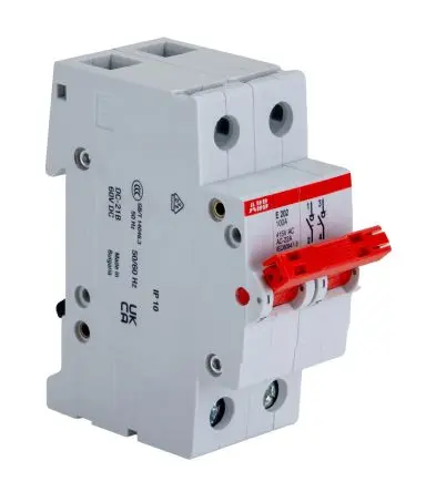 Produktfoto 1 von ABB E200 E202 Geräteschutzschalter Schalter Lattrennschalter für Befehlslast / 100A