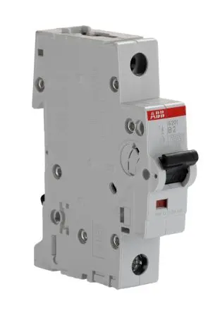 Produktfoto 1 von ABB S200 Miniaturüberlastschalter Typ B, Pol 1-polig 2A 400V ac, Abschaltvermögen 6 kA System Pro M Compact