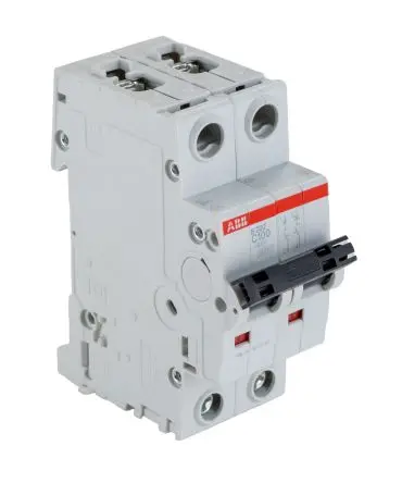 Produktfoto 1 von ABB S200 Miniaturüberlastschalter Typ C, Pol 2-polig 100A 440V ac, Abschaltvermögen 6 kA System Pro M Compact 110 V dc