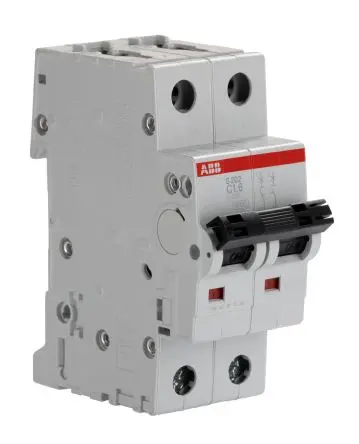 Produktfoto 1 von ABB S200 Miniaturüberlastschalter Typ C, Pol 2-polig 1.6A 440V ac, Abschaltvermögen 6 kA System Pro M Compact 125 V dc