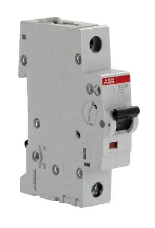 Produktfoto 1 von ABB S200M Miniaturüberlastschalter Typ D, Pol 1-polig 2A 253V ac, Abschaltvermögen 15 kA System Pro M Compact 72 V dc