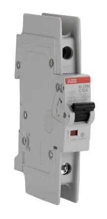 Produktfoto 1 von ABB SU200 M Miniaturüberlastschalter Typ C, Pol 1-polig 10A 277V ac, Abschaltvermögen 15 kA System Pro M Compact 277 V