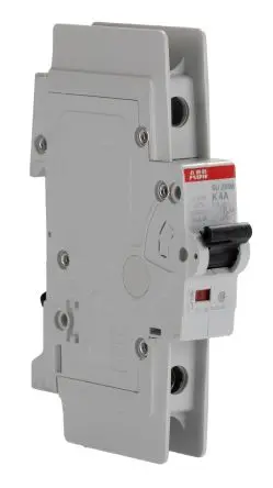 Produktfoto 1 von ABB SU200 M Miniaturüberlastschalter Typ K, Pol 1-polig 4A 277V ac, Abschaltvermögen 15 kA System Pro M Compact 277 V dc