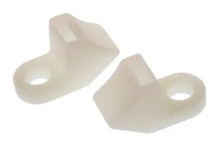 Produktfoto 1 von HellermannTyton CL Befestigungssockel, Nylon 6.6 Natur 27.3 mm x 8 mm Kabelbinder x 12.5mm für 6.5 mm
