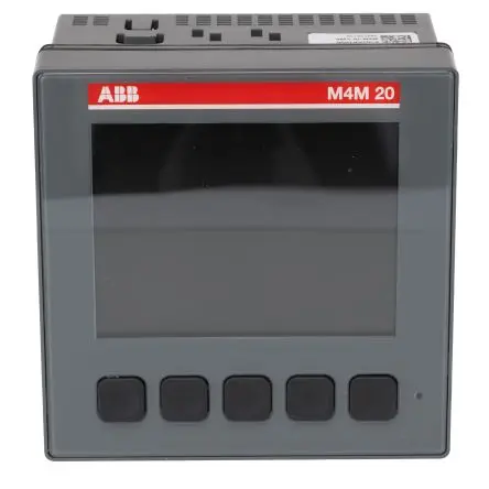 Produktfoto 1 von ABB M4M 20 Leistungsüberwachungsgerät 96 mm x 96 mm Digital / 3-phasig 2 Ausg.