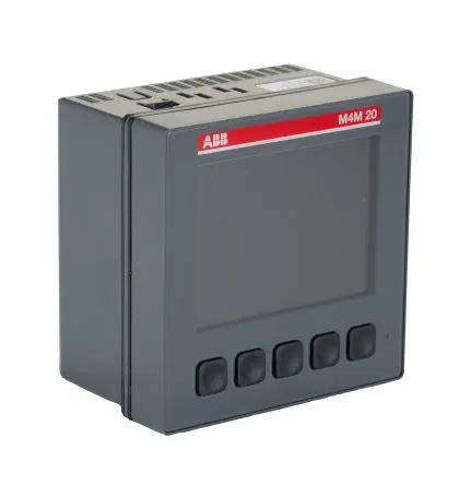 Produktfoto 1 von ABB M4M 30 Leistungsüberwachungsgerät 96 mm x 96 mm Trafo angeschlossen / 3-phasig 2 Ausg. Impulsausgang