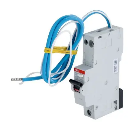 Produktfoto 1 von ABB RCBO DSE201 DSE201 FI/LS-Schalter (RCBO) 32A, 2-polig Typ C, Empfindlichkeit 30 mA