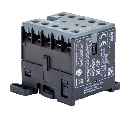 Produktfoto 1 von ABB BC6-30-01 Schütz 24V-Spule, 3-polig / 20 A 24V 4 kW 3 Schließer 1-Hilfskontakte