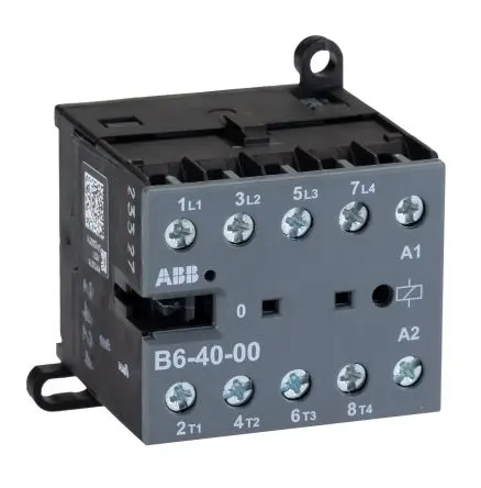 ABB B6-40-00 Schütz 240V-Spule, 4-polig / 20 A 240V 4 kW 4 Schließer Lastkontrolle
