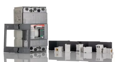 Produktfoto 1 von ABB SACE Tmax XT XT1C, Kompaktschutzschalter 3-polig, 50A Feststehend / Abschaltvermögen 4 kA 690V ac 500 V dc