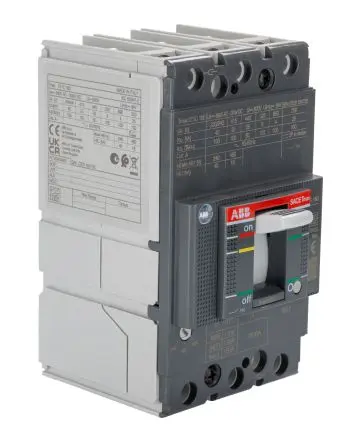 Produktfoto 1 von ABB SACE Tmax XT XT1C, Kompaktschutzschalter 3-polig, 160A Feststehend / Abschaltvermögen 4 kA 690V ac 500 V dc