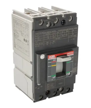 ABB SACE Tmax XT XT1B, Kompaktschutzschalter 3-polig, 100A Feststehend / Abschaltvermögen 3 kA 690V ac 690 V dc