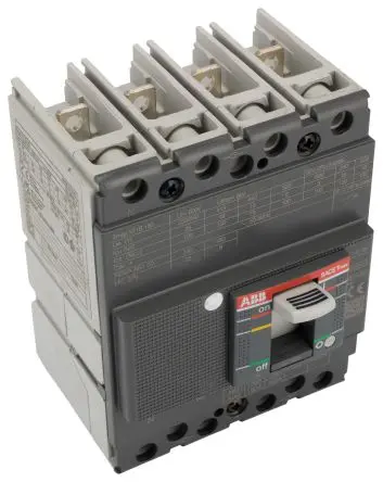 Produktfoto 1 von ABB SACE Tmax XT XT1B, Kompaktschutzschalter 4-polig, 160A Feststehend / Abschaltvermögen 3 kA 690V ac 500 V dc
