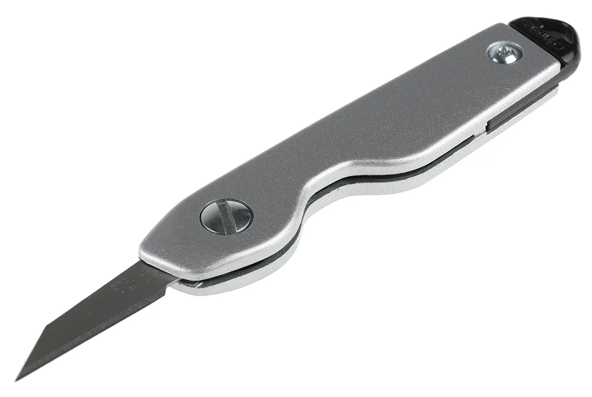 Stanley 110 mm Messer, Elektriker-Messer / Stahl Griff, Länge 145 mm, 70 g